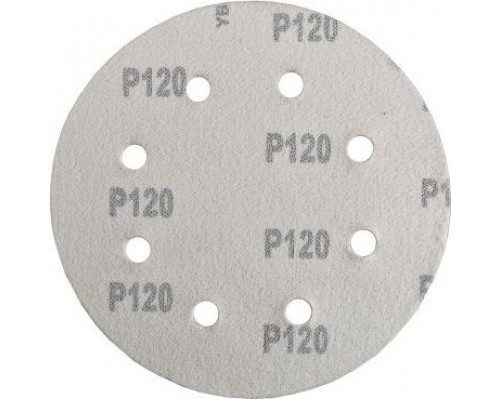 Круг шлифовальный на липучке Sturm DWS6010-9120 180 мм, P120, 8 отв. (уп.20шт.)