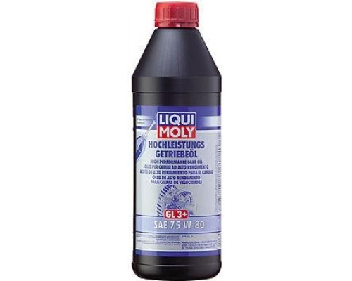 Масло трансмиссионное LIQUI MOLY 75W 80 Hochleistungs-Getriebeoil GL 3+ 1 л 7584 7584/4427