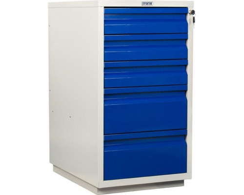 Верстак слесарный однотумбовый ПРАКТИК Profi WT120.WD5/F1.000