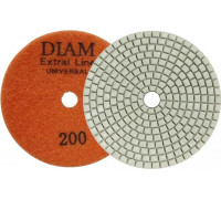 Алмазная тарелка на липучке DIAM АГШК 100*2,5 №200 Extra Line Universal (сухая/мокрая) 000674