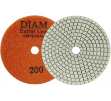 Алмазная тарелка на липучке DIAM АГШК 100*2,5 №200 Extra Line Universal (сухая/мокрая) 000674