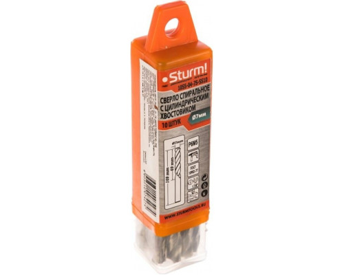 Сверло по металлу Sturm 1055-04-7S-SS10 7,0х109 мм, 10 шт.