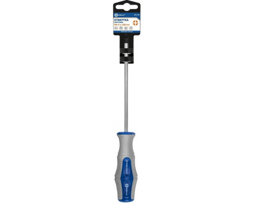 Отвертка крестовая Кобальт 646-362 ultra grip ph-2х150 мм cr-v, двухкомпонентная руко