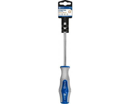 Отвертка крестовая Кобальт 646-423 ultra grip pz-3х150 мм cr-v, двухкомпонентная руко