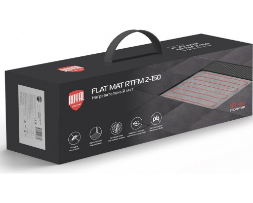Мат нагревательный ROYAL THERMO Flat Mat RTFM 2-150-1,5 комплект НС-1599111