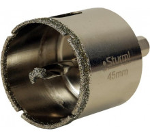 Алмазная коронка для мокрого сверления Sturm 1055-10-4570 по керамограниту 45х70 мм, хвост. с проточками
