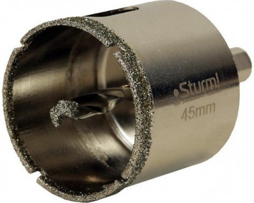 Алмазная коронка для мокрого сверления Sturm 1055-10-4570 по керамограниту 45х70 мм, хвост. с проточками