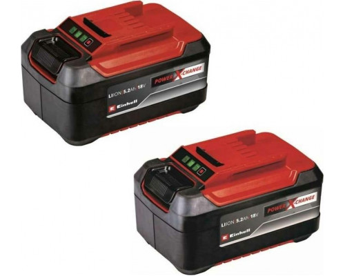 Набор аккумуляторов EINHELL 2x 18v 5,2Ah PXC-Twinpack 4511526