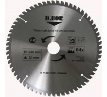Пильный диск по алюминию D.BOR 160х42тх16/20 D-9K-411604205D