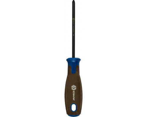 Отвертка крестовая Кобальт 912-144 polywood pz-1х100 мм cr-v, древесно-полимерная рук