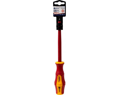 Отвертка крестовая диэлектрическая Кобальт 646-515 ultra grip ph-3х150 мм cr-v, двухкомпонентная руко