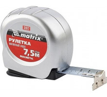 Рулетка MATRIX 7,5 мх25 мм magnetic, магнитный зацеп 31012