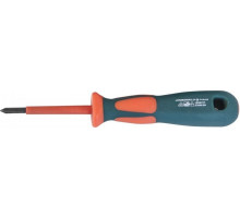 Отвертка крестовая диэлектрическая JONNESWAY DV13P180 1000 V, PH1 х 80 мм 047467