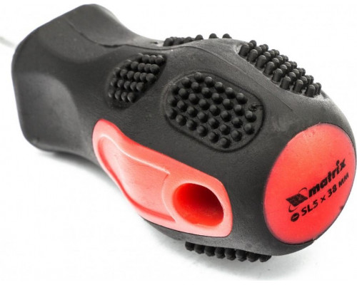 Отвертка шлицевая MATRIX Anti-Slip 5.0 х 38 мм 12202