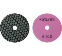 Шлифовальный круг по камню Sturm 9012-D100-100 алмазный гибкий, 100 мм, p100, сухое шлиф.