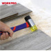 Молоток безинерционный WORKPRO WP241036 с мягкими бойками, с фиберглассовой рукояткой