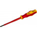 Отвертка диэлектрическая шлицевая Кобальт 646-447 ultra grip sl 4,0х100 мм cr-v, двухкомпонентная ру