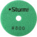 Шлифовальный круг по камню Sturm 9012-W100-800 алмазный гибкий, 100 мм, p800, мокрое шлиф.