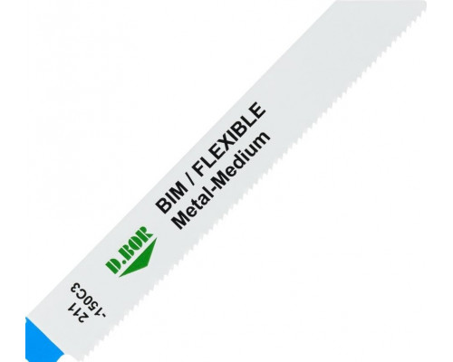 Полотна для сабельных пил D.BOR 130/150*1,8 мм BIM / FLEXIBLE / Metal-Medium по металлу (2 шт.) D-211-150C3-02