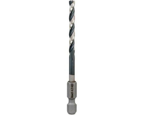 Сверло по металлу BOSCH 4,2 х 43/83 мм, Impact Control с шестигранным хвостовиком 2608577054