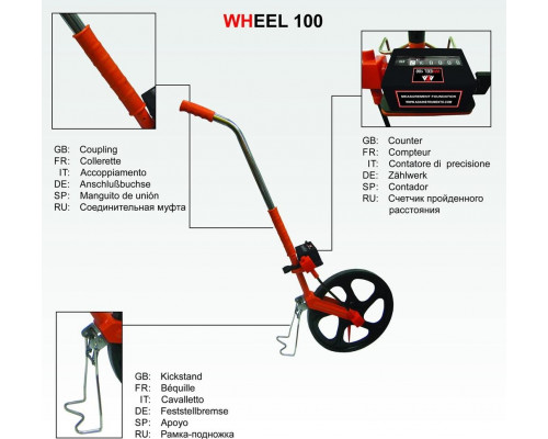 Колесо измерительное ADA Wheel 100 А00113
