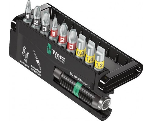 Набор насадок WERA Bit-Check – Rapidaptor 8700-9/BTZ, WE-056374 WE-056374