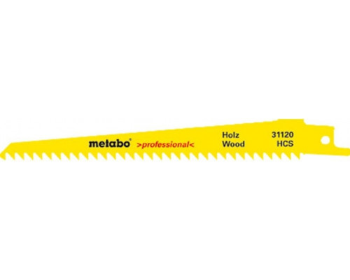 Полотна для сабельных пил METABO S644D 150x1,25/4,0 мм HCS (2шт.) 631120000