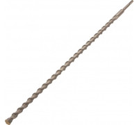 Бур SDS-plus Denzel Cobalt W-tip, 18x600 мм по бетону, двойная спираль 705046