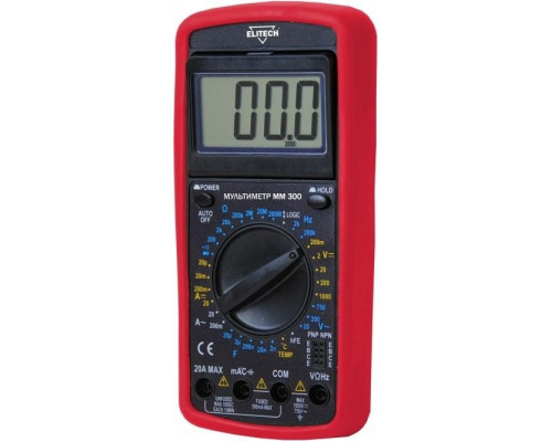 Мультиметр цифровой ELITECH ММ 300 (182087)