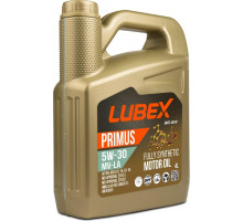 Масло моторное Lubex PRIMUS MV-LA 5W30 4 л. синтетическое L034-1319-0404