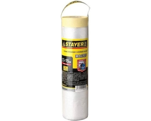 Защитная пленка STAYER PROFESSIONAL с клейкой лентой 