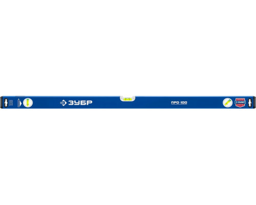 Уровень строительный ЗУБР 34590-100 усиленный, 1000 мм, профессионал