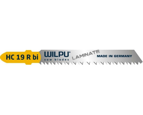 Пилки по дереву WILPU HC 19 R bi для ламината, паркета 5шт/уп 210400005