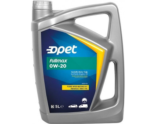 Масло моторное OPET Fullmax 0W20 5 л синтетическое 601777226