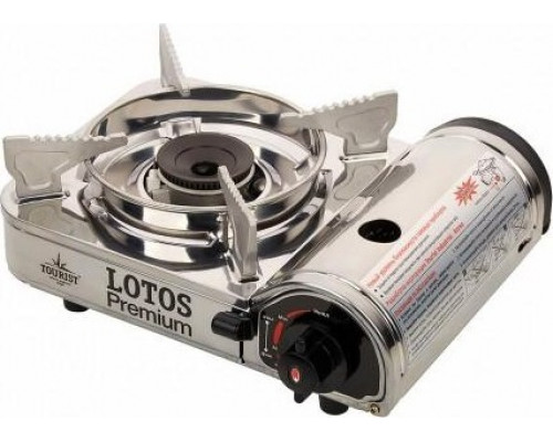Газовая плита TOURIST LOTOS PREMIUM TR-300 керамическая конфорка, без переходника (Вьетнам) TR-300