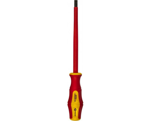 Отвертка диэлектрическая шлицевая Кобальт 646-478 ultra grip sl 8,0х175 мм cr-v, двухкомпонентная ру