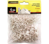 Крестики для плитки STAYER MASTER 6мм 75шт 3380-6