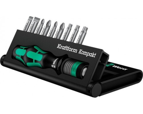 Отвертка с битами WERA Kraftform Kompakt 10 WE-056653 WE-056653