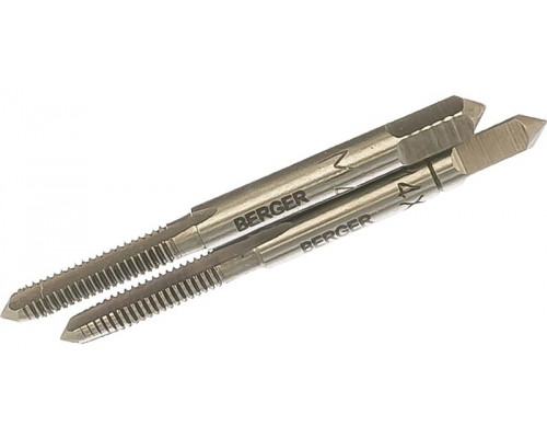 Метчик BERGER BG1016 M5х0,8 мм метрические комплектные 2 шт.