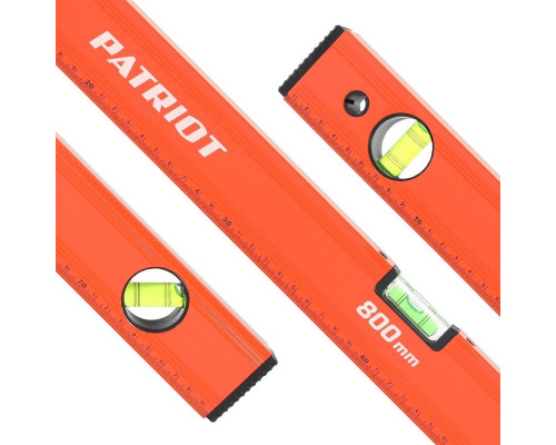 Уровень строительный PATRIOT LCP-800 800 мм алюминиевый фрезерованный