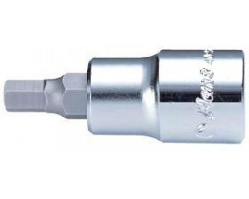 Головка HEX 1/2" HANS 4026M07 короткая 6-гранная 7 мм