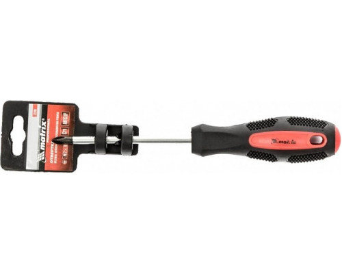Отвертка крестовая Fusion MATRIX Anti-Slip PH2х100 мм, CrV, 2-х. компонентная рукоятка 12248