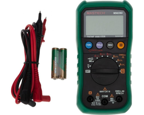 Мультиметр цифровой MASTECH MS8239D автомобильный 13-2089