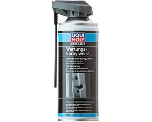 Грязеотталкивающая белая смазка LIQUI MOLY Pro-Line Wartungs-Spray weiss 0,4 л 7387 7387