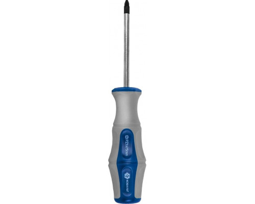 Отвертка крестовая Кобальт 646-409 ultra grip pz-1х75 мм cr-v, двухкомпонентная рукоя