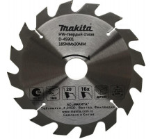 Пильный диск по дереву MAKITA 185x30/16/20x2x16T D-45901