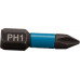 Бита для заворачивания MAKITA B-63600 Impact Black Ph1, 25 мм, C-form, 2 шт.