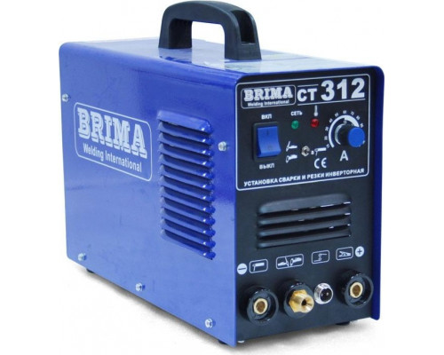 Сварочный инвертор Brima СТ 312 для ММА, TIG DC и плазменной резки