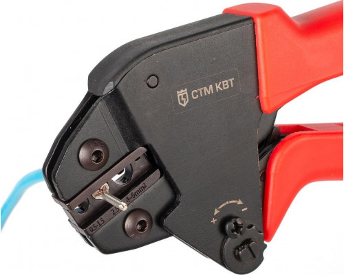 Пресс-клещи КВТ CTM с набором матриц CTM-78862