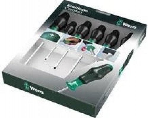Набор отверток WERA Kraftform Comfort 1334 SK/6 SATZ 6TLG / 6 PCS WE-031556 WE-031556